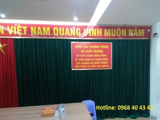 Phông nhung hội trường CK21